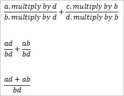 Algebraic expressions adding fractions Example 2