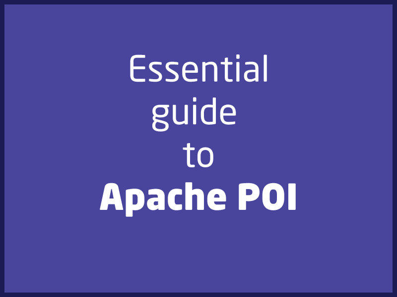 SubjectCoach | Quick introduction to Apache POI
