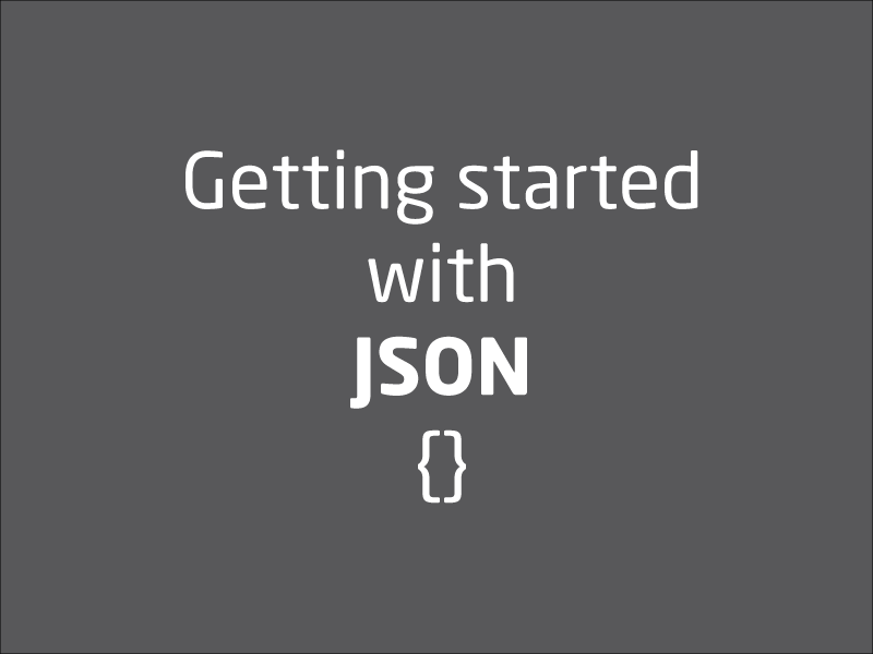 SubjectCoach | Getting start with JSON