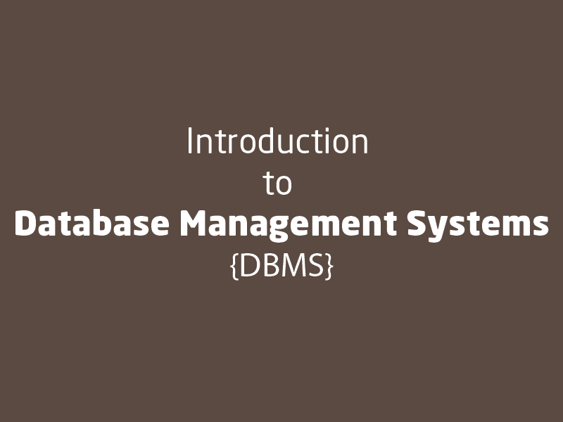 SubjectCoach | Introduction to database management systems