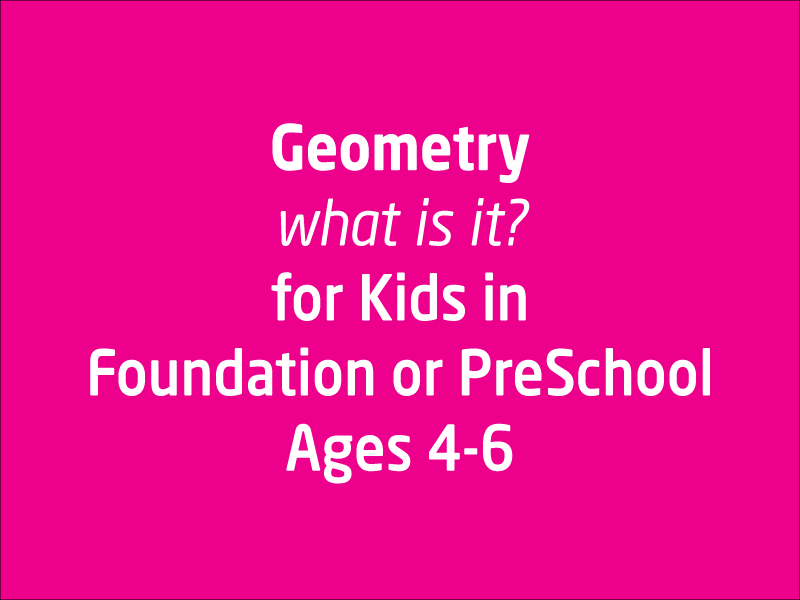 SubjectCoach | Geometry for Foundation and PreSchoolers