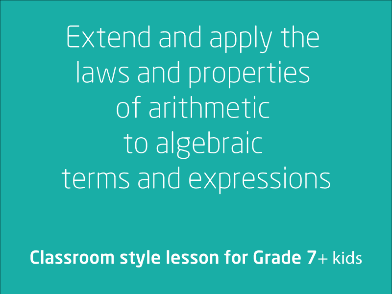 SubjectCoach | Expressions and Algebraic properties