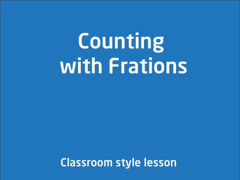 SubjectCoach | Counting with Frations