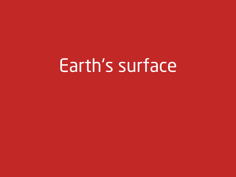 SubjectCoach | Earth's surface