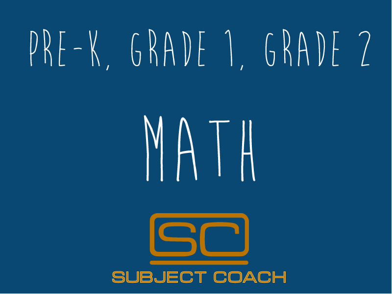 SubjectCoach | Prekinder to Grade 2 Mathematics