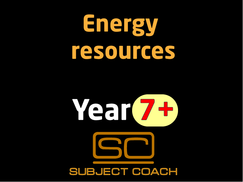 SubjectCoach | Energy resources