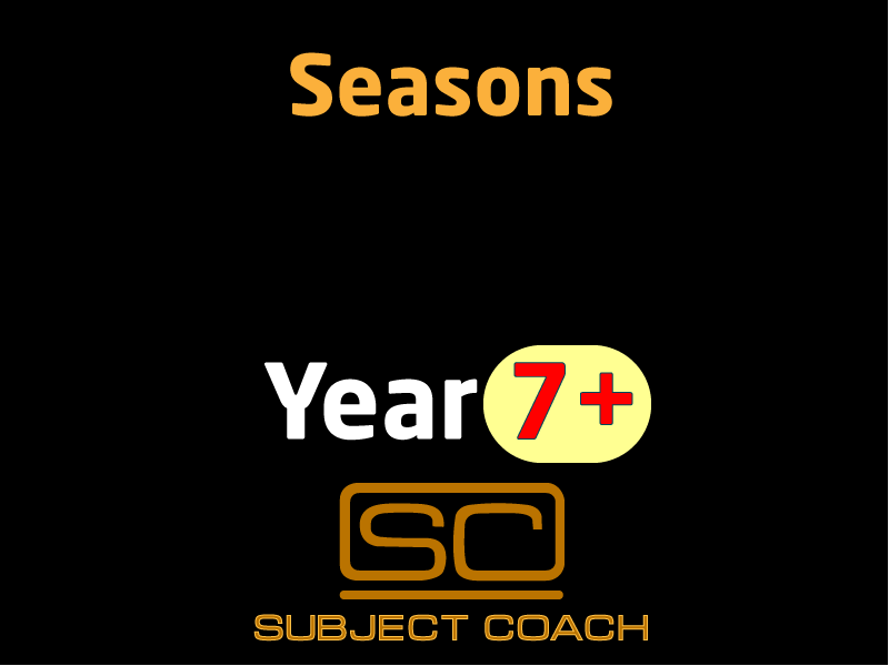 SubjectCoach | Seasons