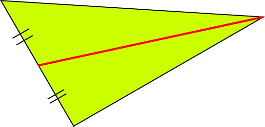 Definition of Median of a Triangle