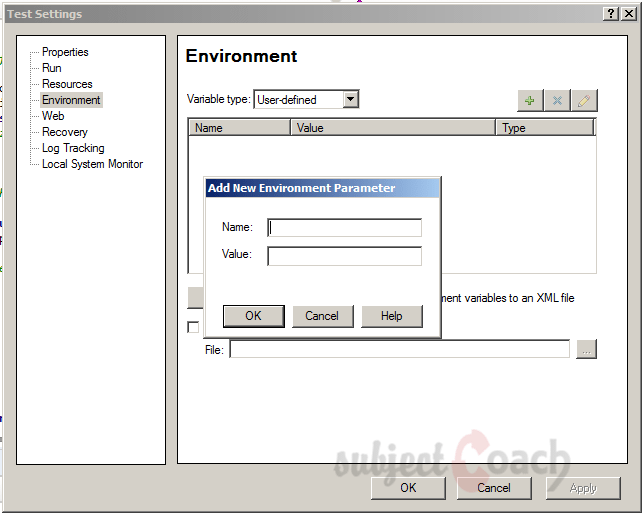 Environment Variables - Quick Test Professional - The starters Guide