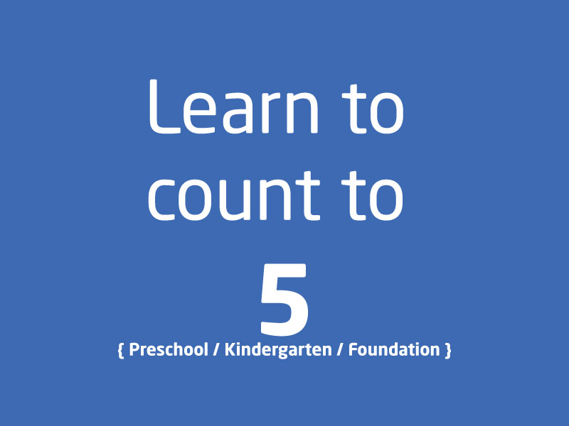 SubjectCoach | PreSchool Kindergarten Foundation Learn to count to 5