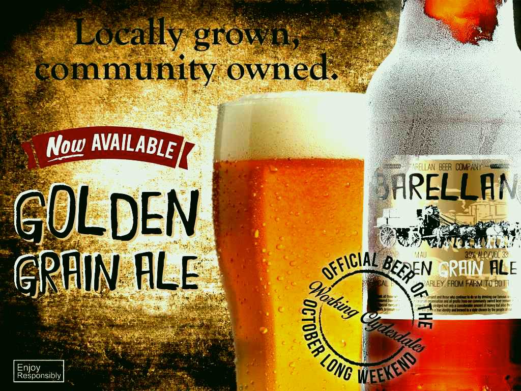 SubjectCoach | Barellan Beer - Community Owned, Locally Grown Beer