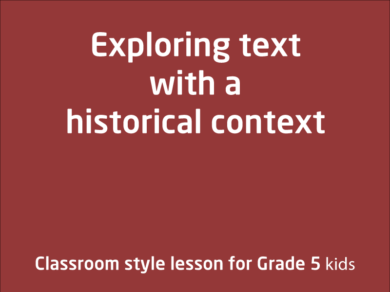 SubjectCoach | Explore text with historical contexts