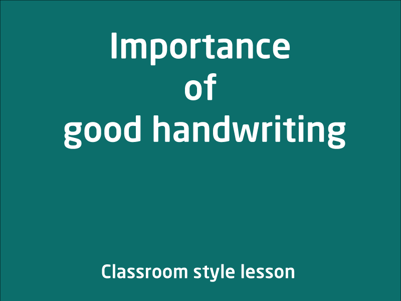 SubjectCoach | Importance of Good handwriting