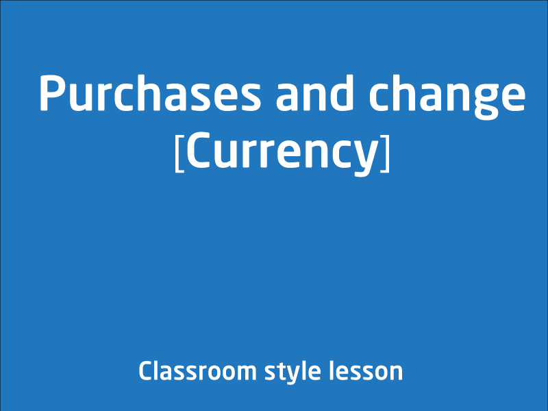 SubjectCoach | Purchases and change