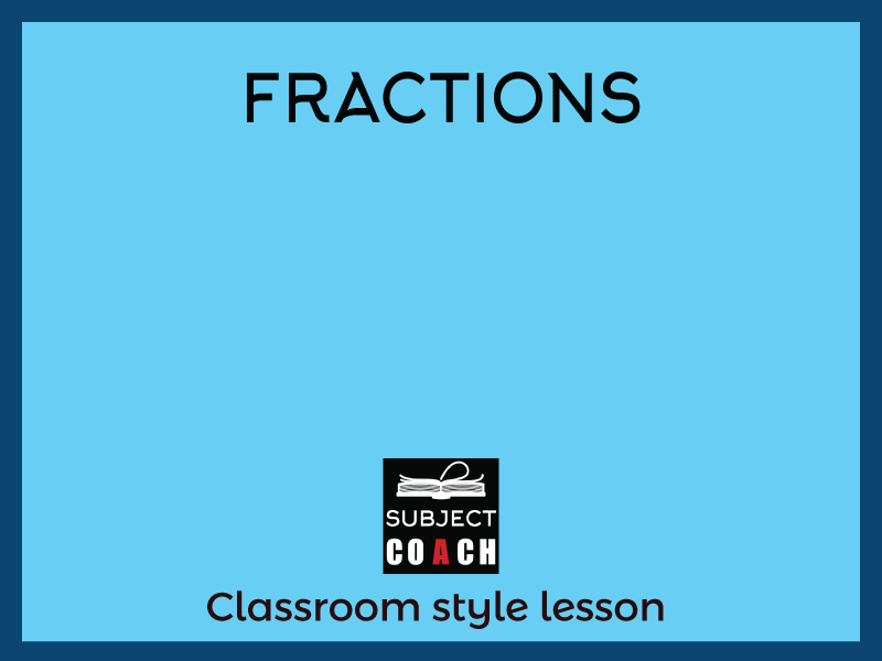 SubjectCoach | Unit fractions