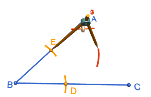 Using a Straight Edge and Compass to Bisect an Angle