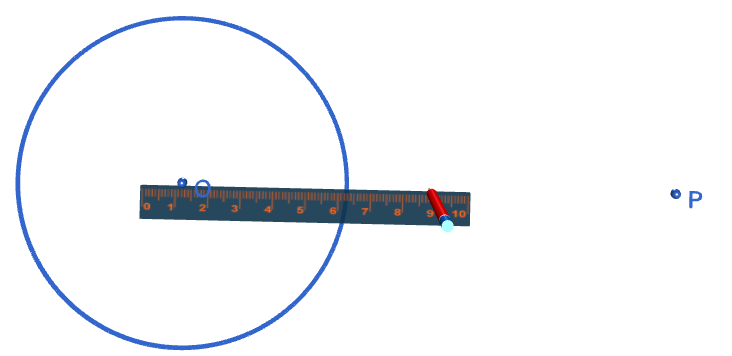 Constructing the Tangents to a Circle from an Exterior Point