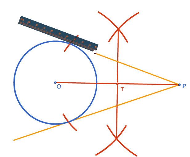 Constructing the Tangents to a Circle from an Exterior Point