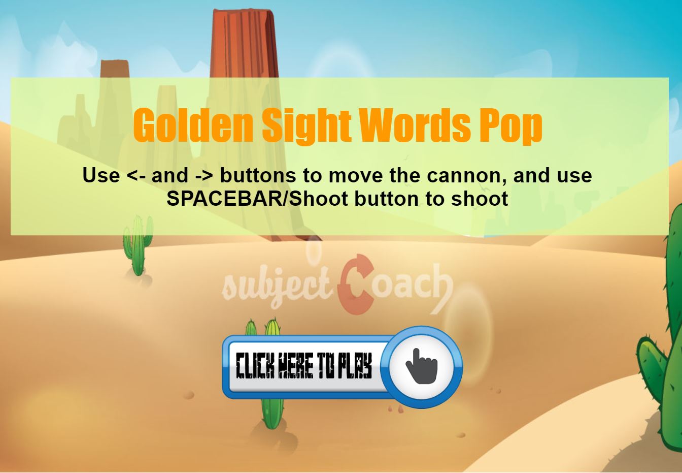 Learn golden sight words