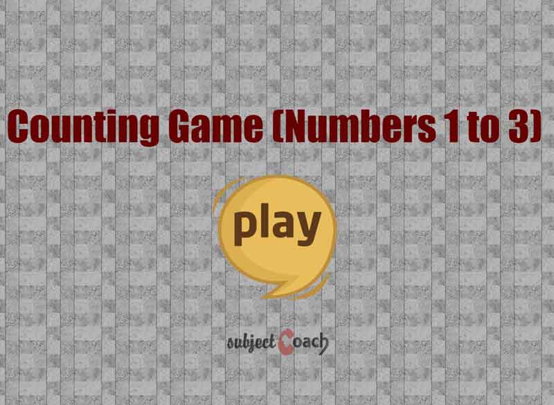Count upto 3 objects in interactive way